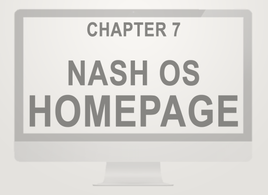 Nash OS for Beginners 2016 Tutorial Series | Chapter 7: Homepage
