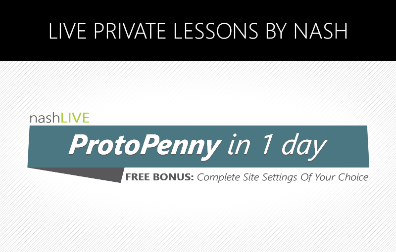 nashLIVE - ProtoPenny in 1 day
