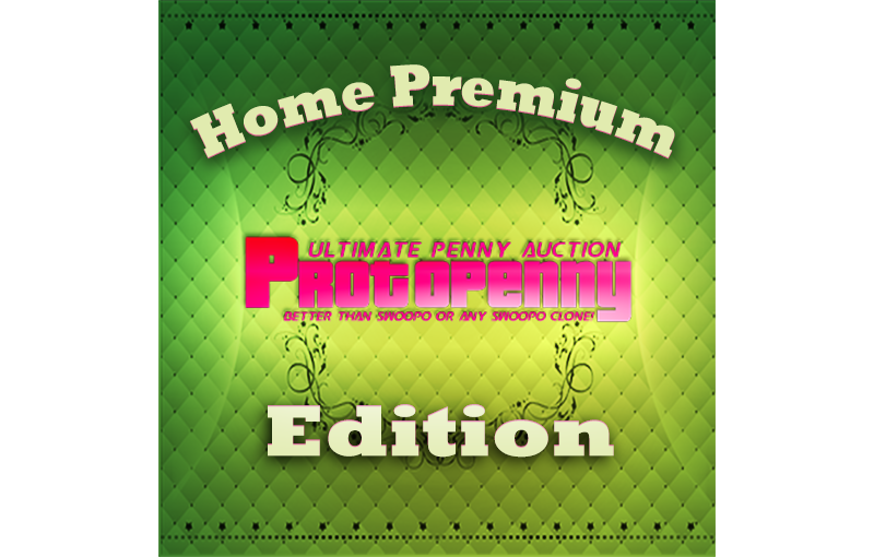 ProtoPenny - Penny Auction System Home Premium Edition
