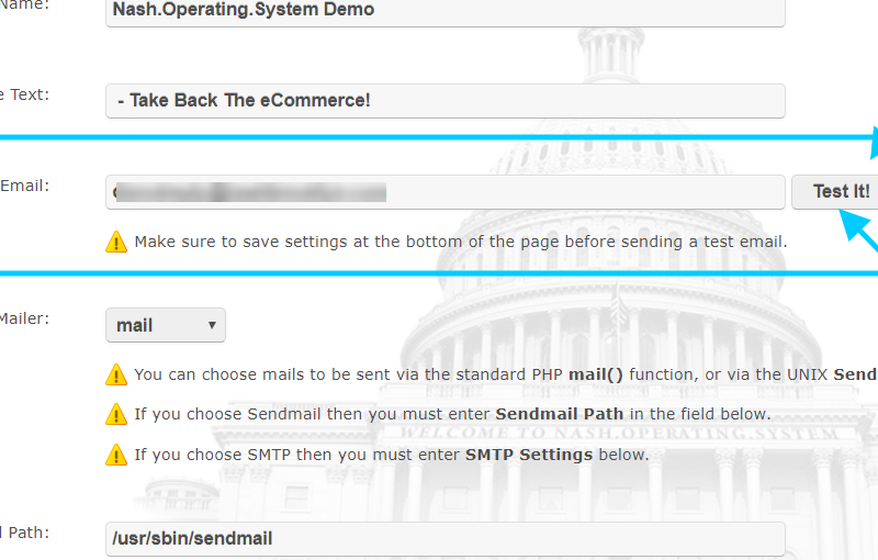 Admin Email Tester — image 1