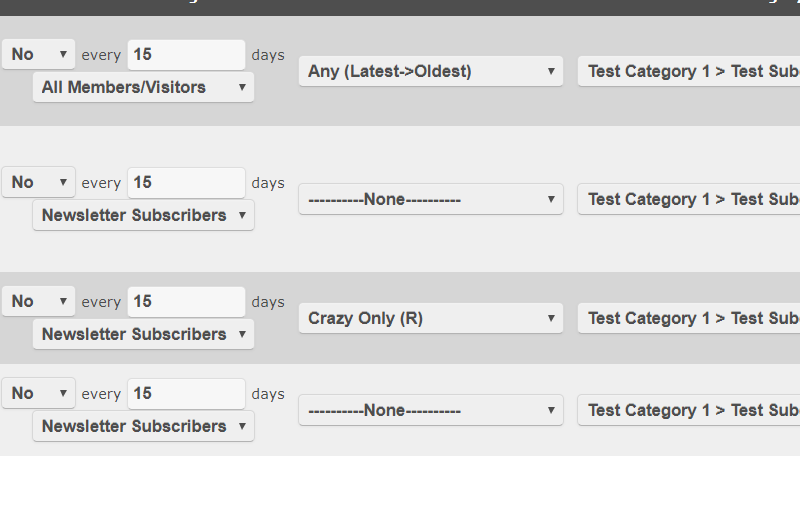 Admin Newsletters System — image 1
