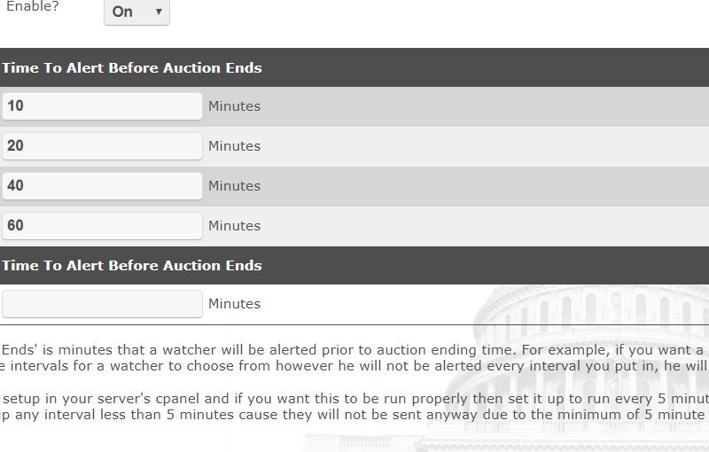 Auction Ending Alert System — image 1