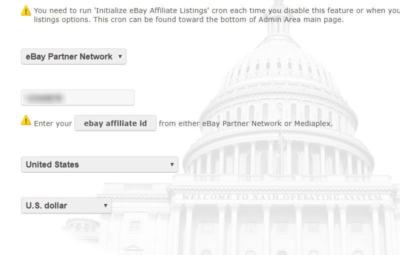 eBay Affiliate Listings Integration — image 1