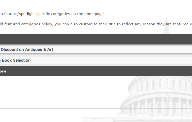 Featured Category on Homepage — image 1