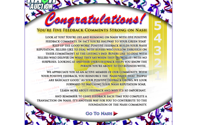 Feedback Congratulations — image 2