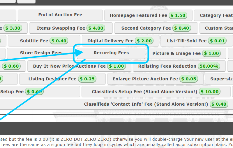 Recurring Fees — image 1
