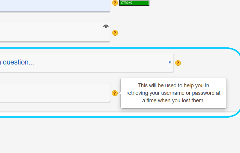 Secret Question Answer System — image 2