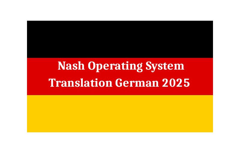German Language for Nash Operating System